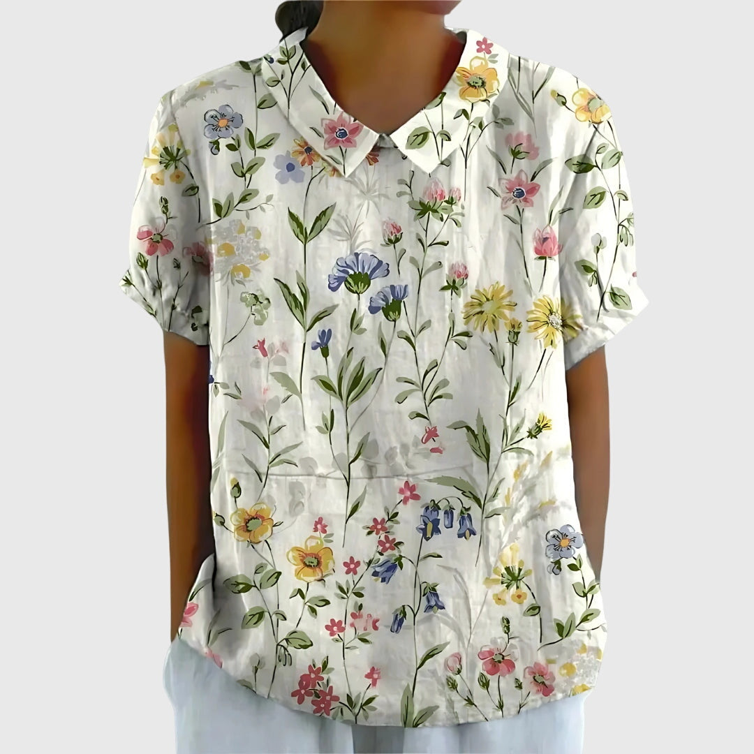 Adriana | Floral Relaxed Fit Blouse