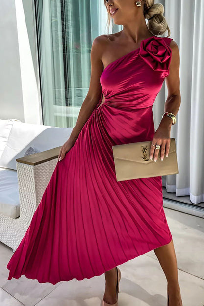 Gabrielle | Draped Floral Cocktail Dress