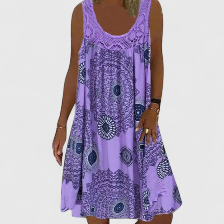 Calista | Boho Summer Midi Dress