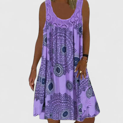 Calista | Boho Summer Midi Dress
