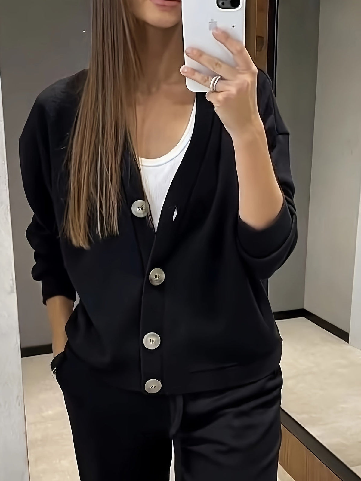 Mariska | Button-Front Jacket & Trouser Set
