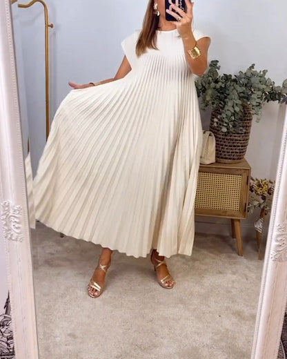 Serelina | Pleated Maxi Cocktail Dress