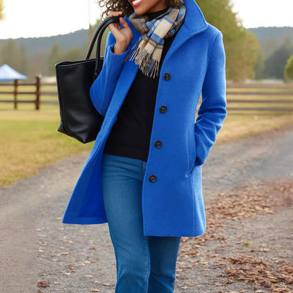 Saga | Button-Front Midi Coat