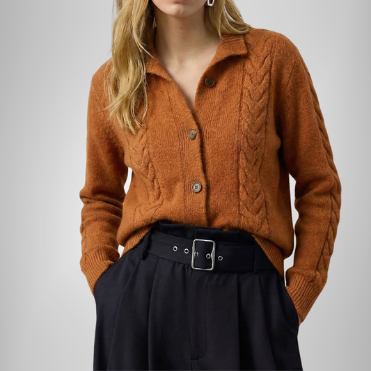 Ilse | Cable Knit Cardigan