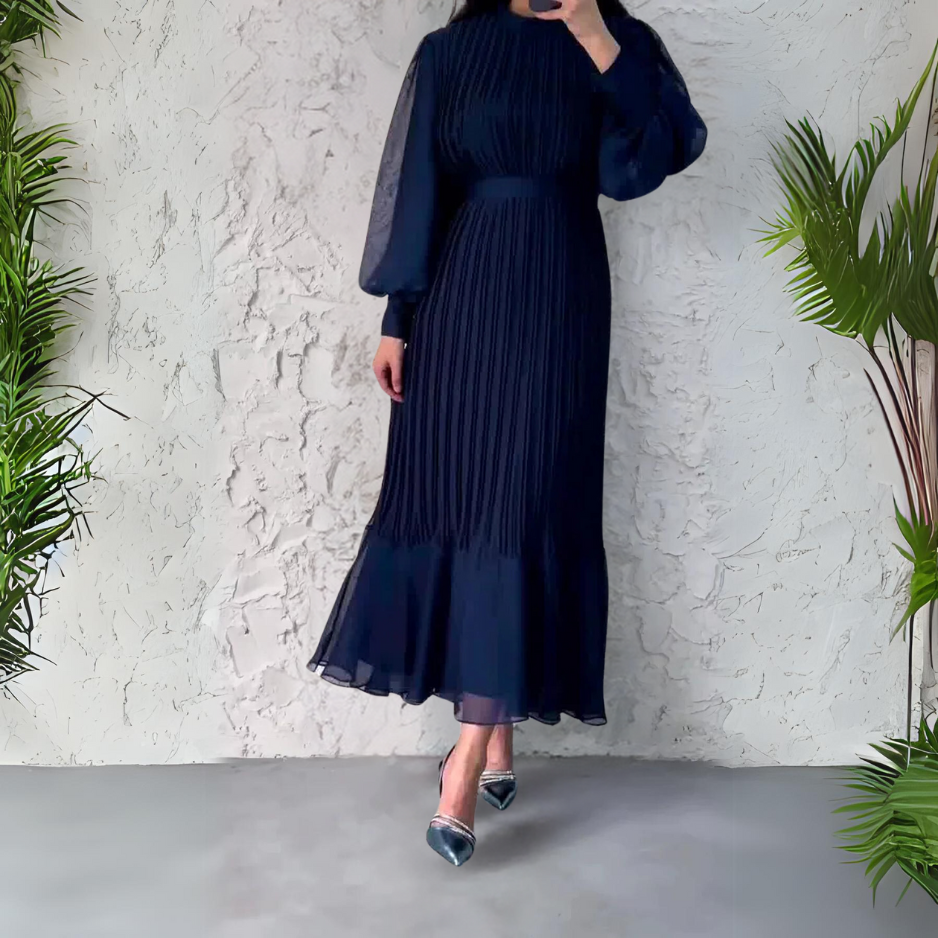 Sabrina | Mesh-Panel Evening Gown