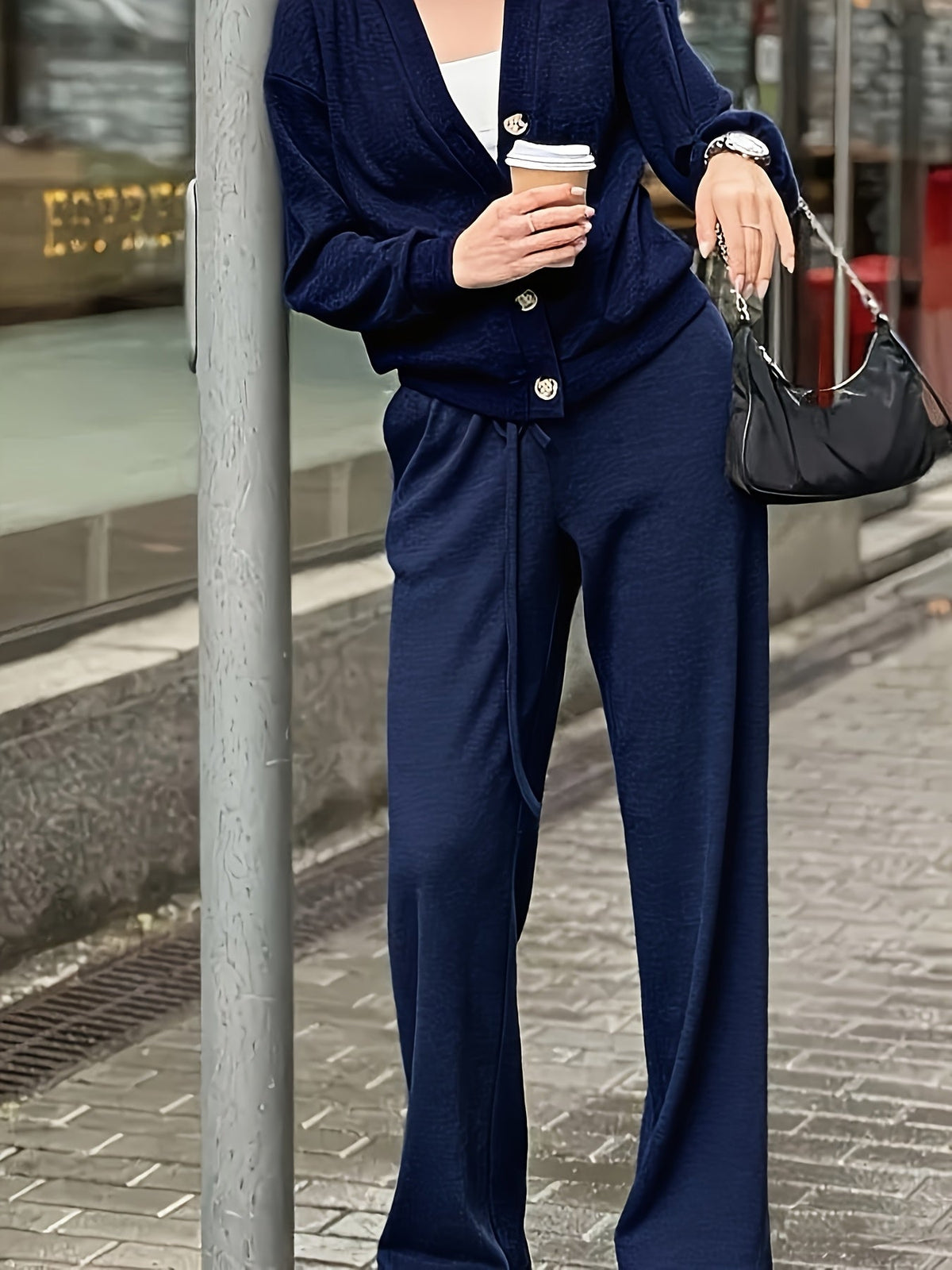 Mariska | Button-Front Jacket & Trouser Set