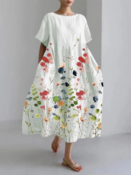 Liora | Floral Summer Maxi Dress
