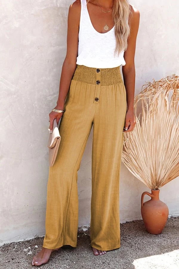 Pélagie | High-Waist Wide-Leg Trousers