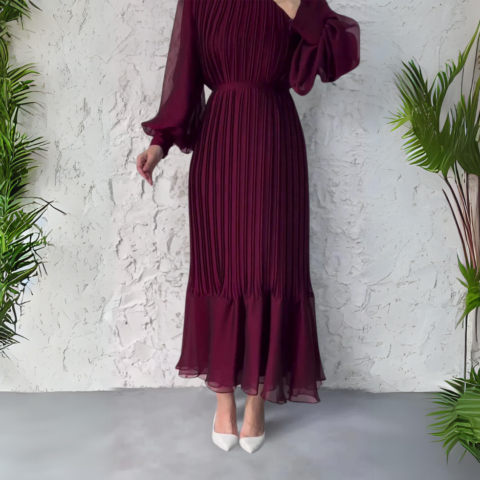 Sabrina | Mesh-Panel Evening Gown