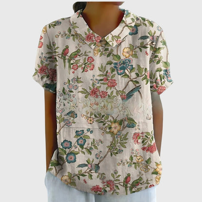 Adriana | Floral Relaxed Fit Blouse