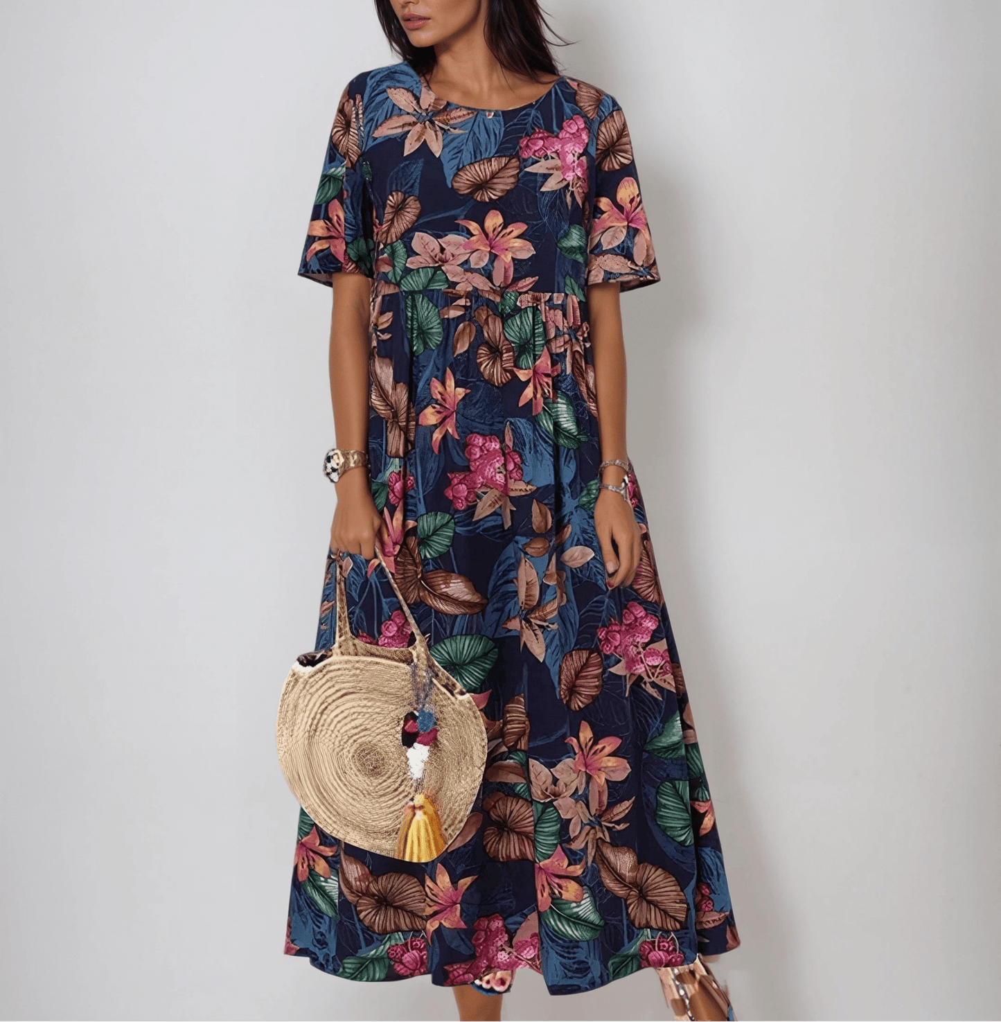 Agathe | Floral Summer Maxi Dress