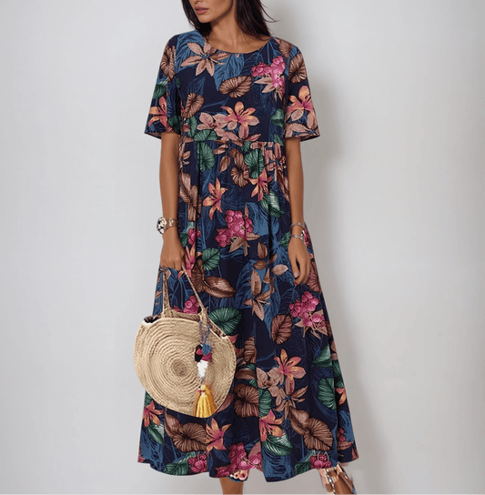 Agathe | Floral Summer Maxi Dress