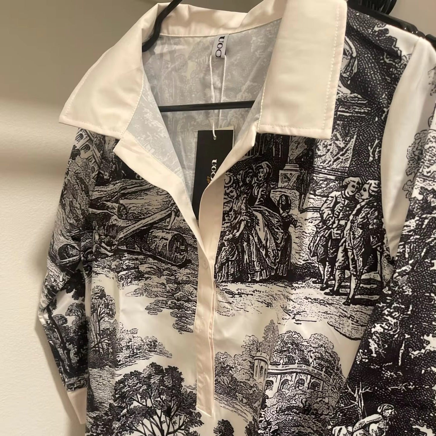 Colette | Toile Print Mini Tunic Dress