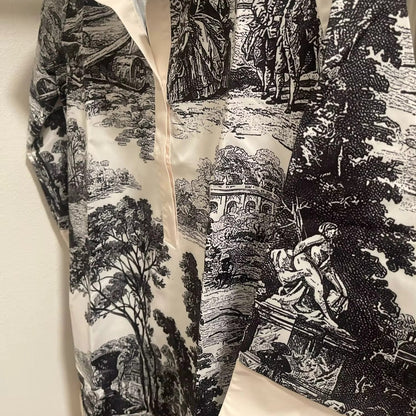 Colette | Toile Print Mini Tunic Dress