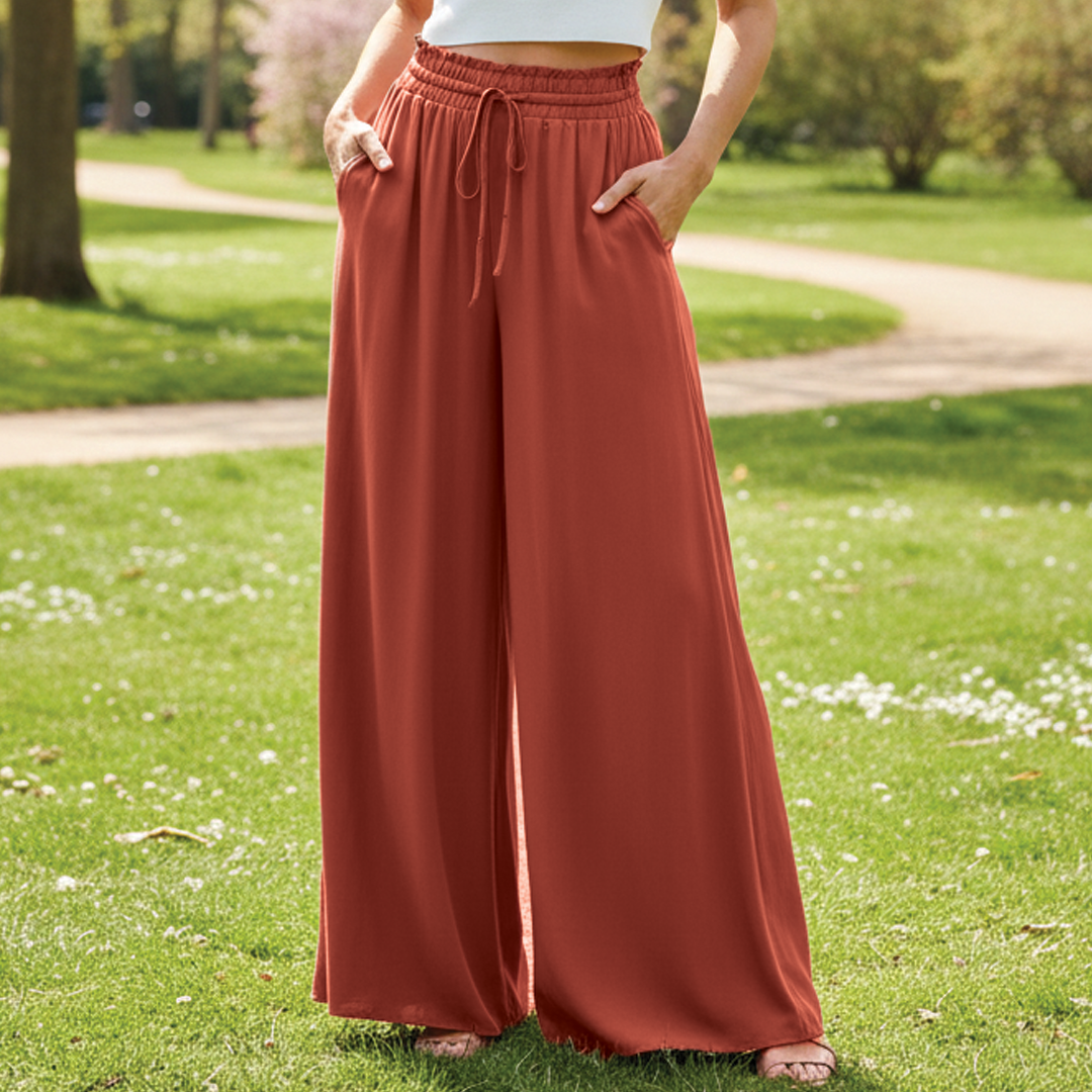 Adeline | High-Rise Wide-Leg Pants