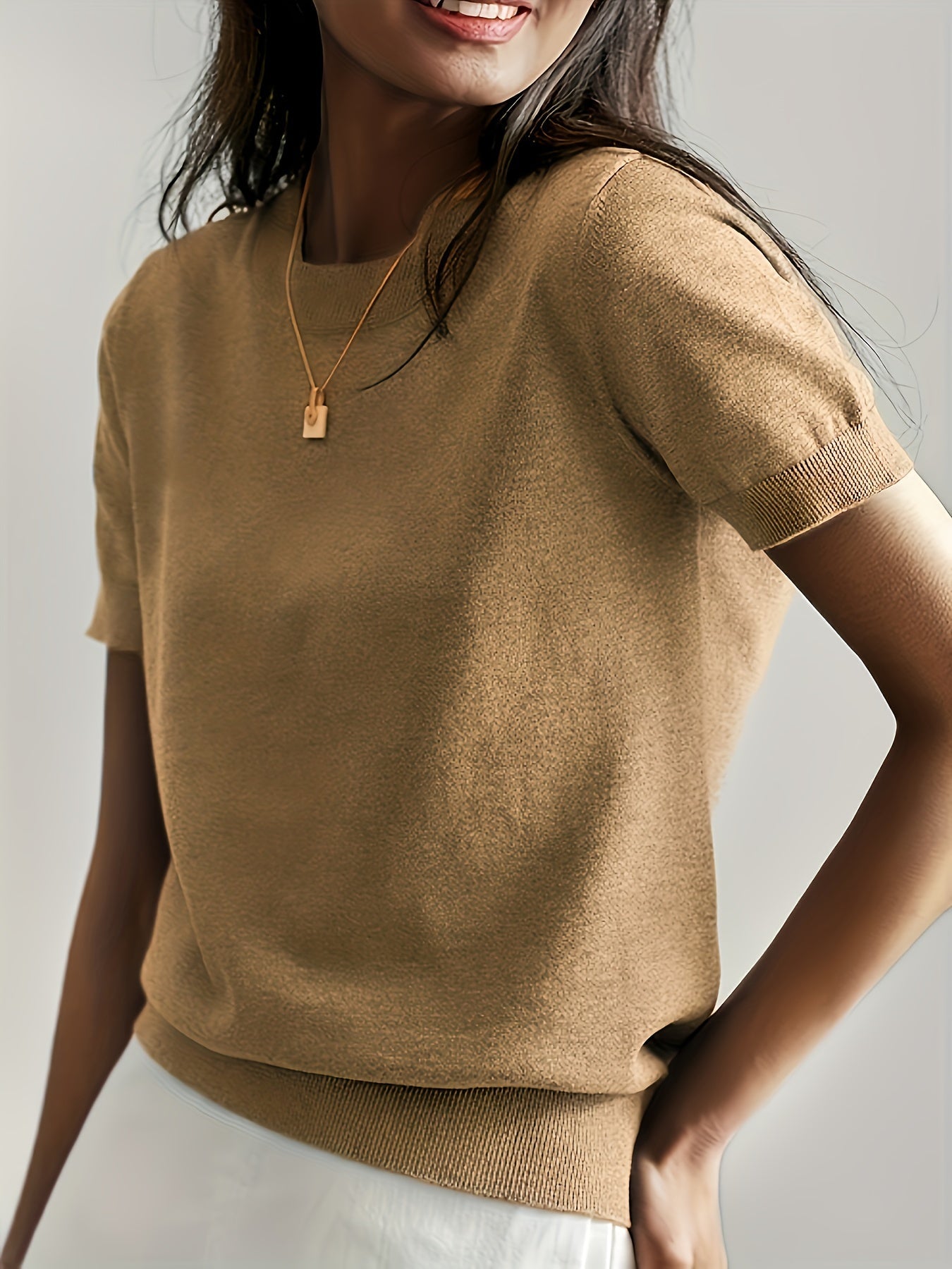 Albertine | Short Sleeve Knit Top