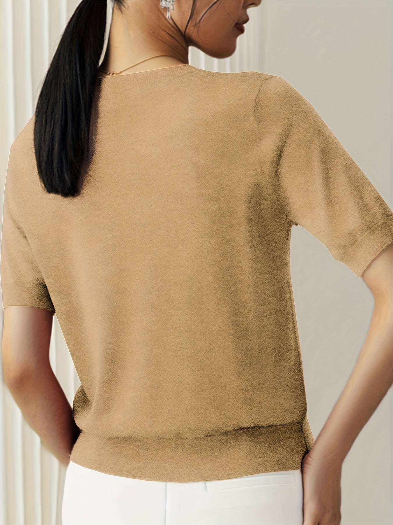 Albertine | Short Sleeve Knit Top