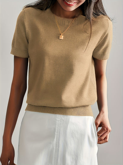 Albertine | Short Sleeve Knit Top