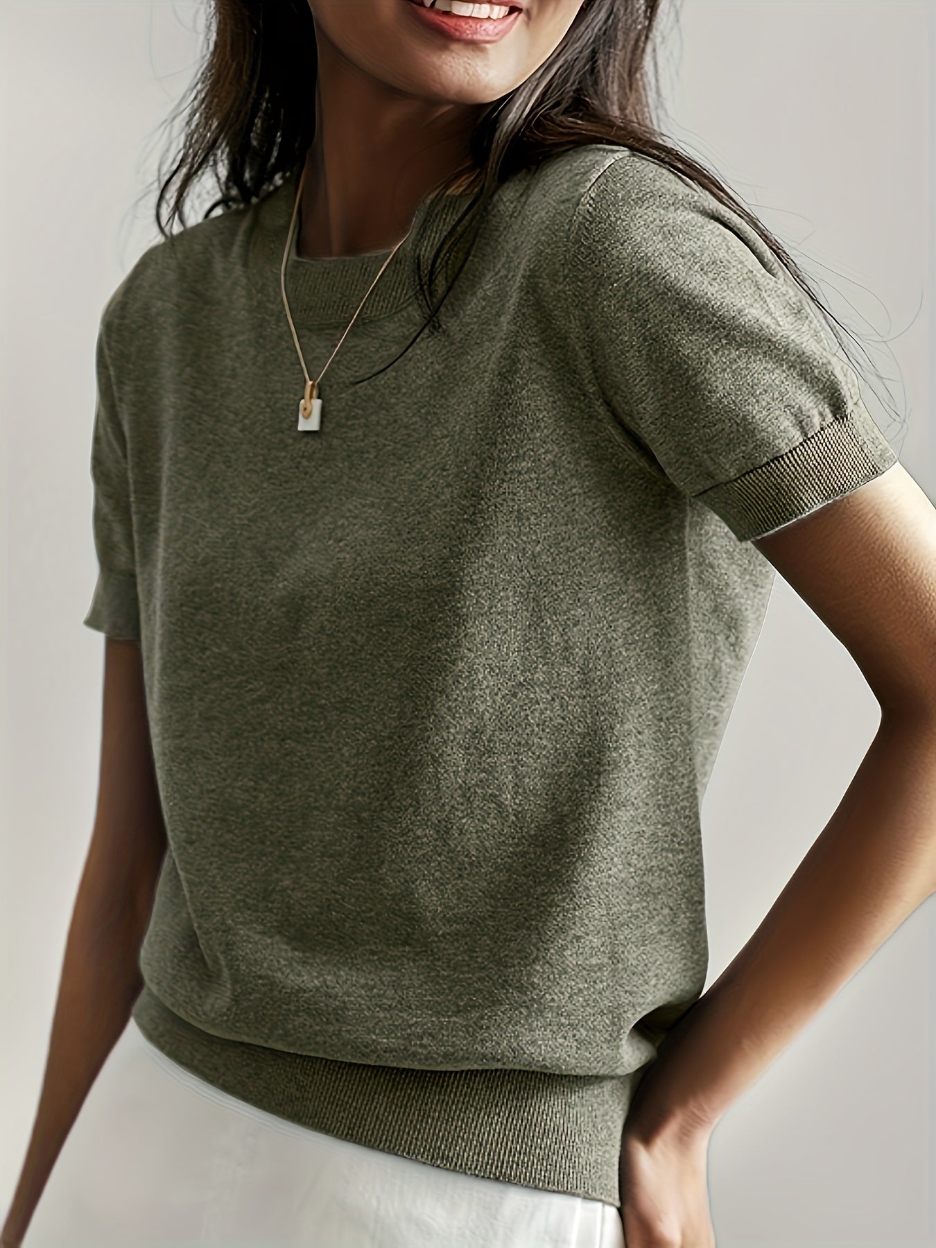 Albertine | Short Sleeve Knit Top