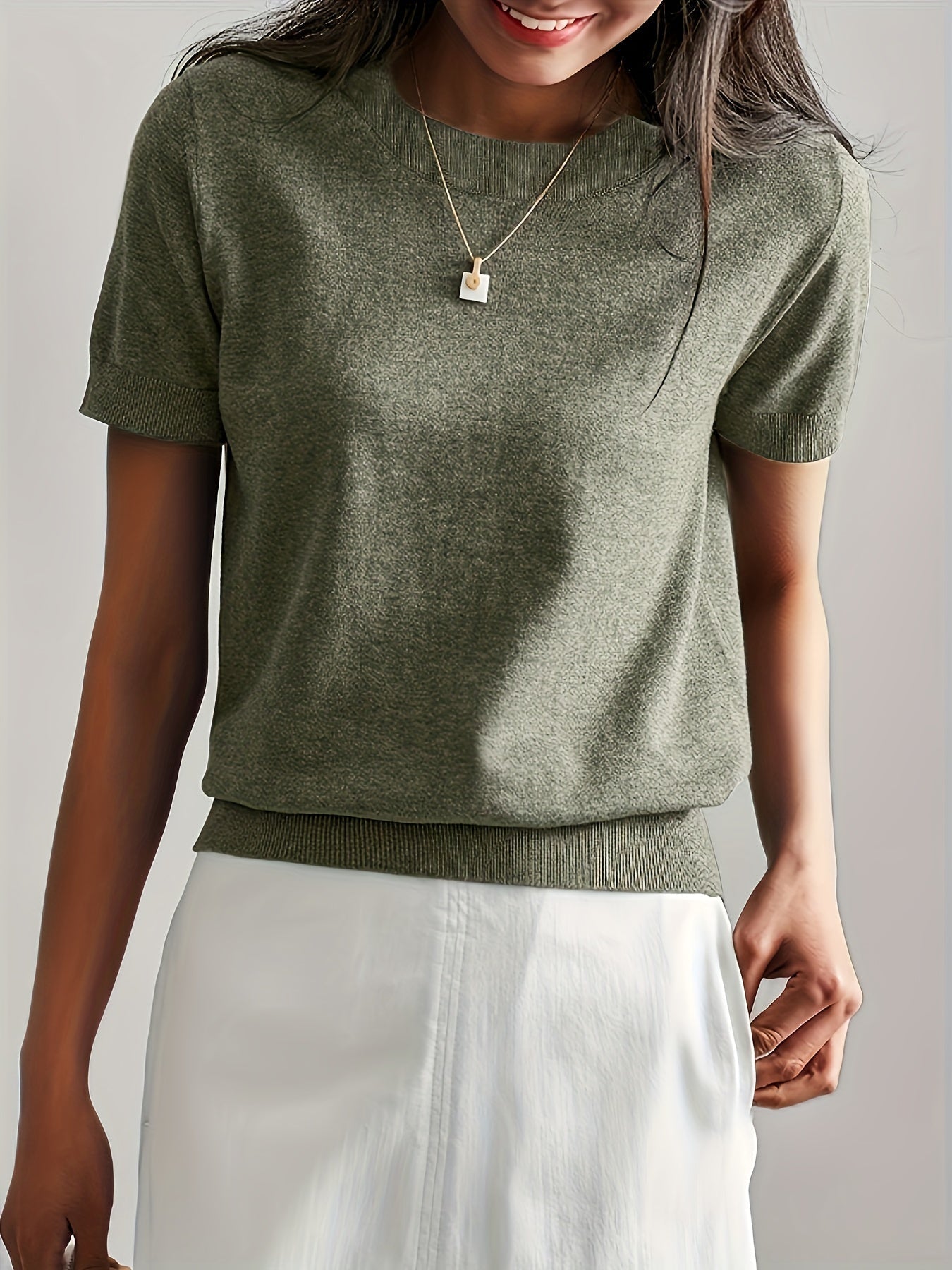 Albertine | Short Sleeve Knit Top