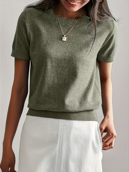 Albertine | Short Sleeve Knit Top