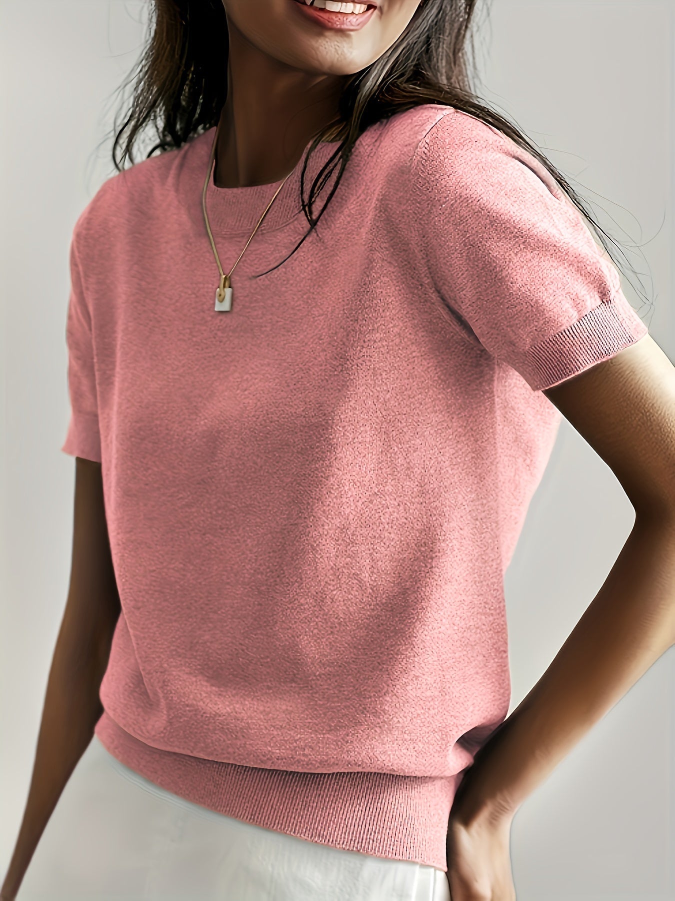 Albertine | Short Sleeve Knit Top