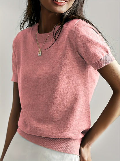 Albertine | Short Sleeve Knit Top