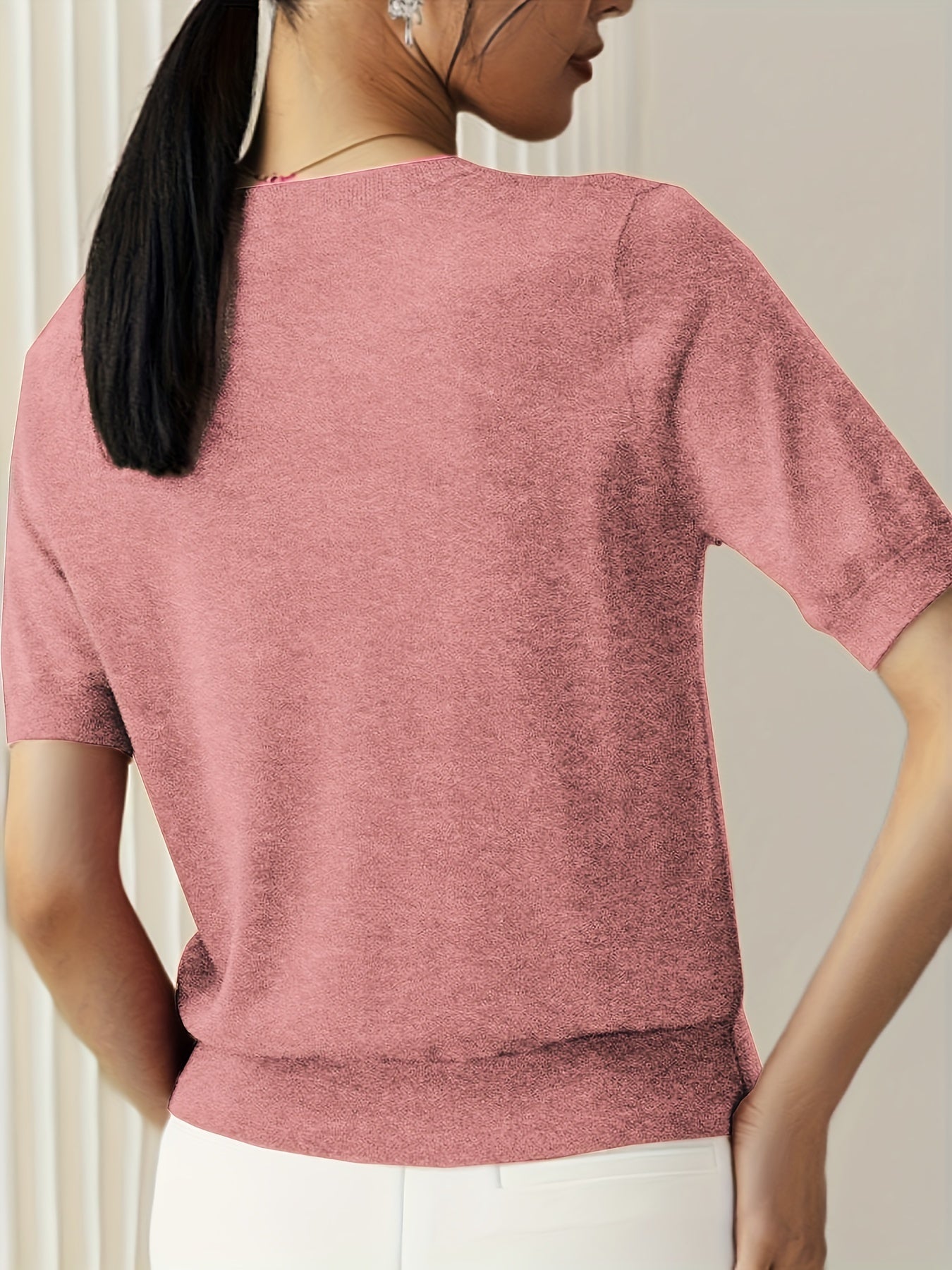 Albertine | Short Sleeve Knit Top
