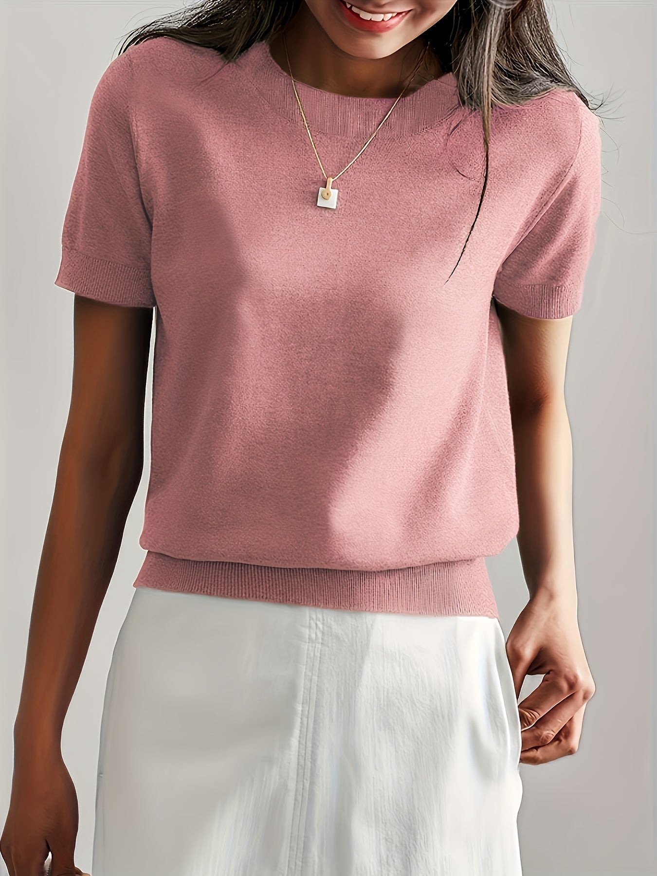 Albertine | Short Sleeve Knit Top