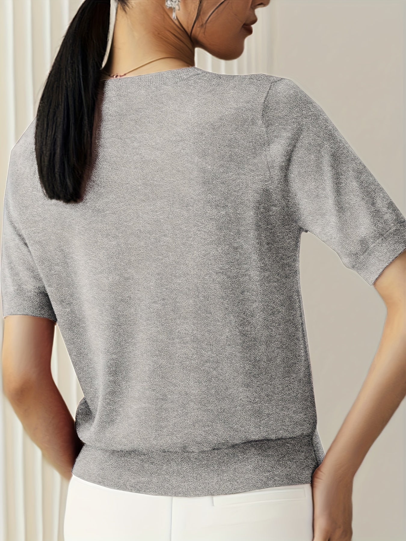 Albertine | Short Sleeve Knit Top