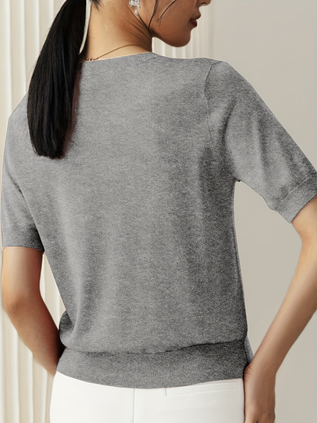 Albertine | Short Sleeve Knit Top