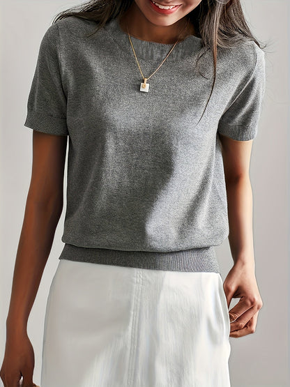 Albertine | Short Sleeve Knit Top