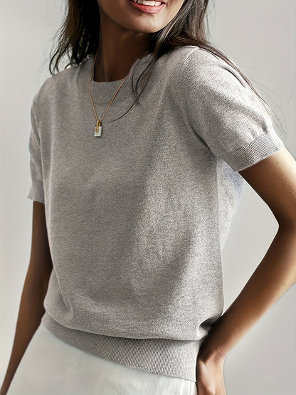 Albertine | Short Sleeve Knit Top