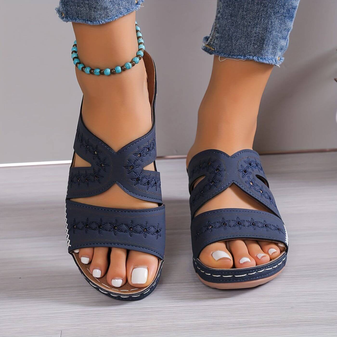 Domenica | Wide Heel Sandals