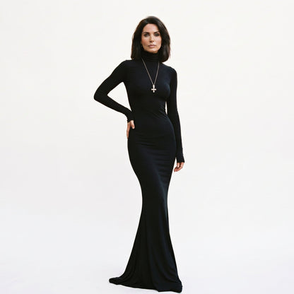 Verity | Long-Sleeve Maxi Dress
