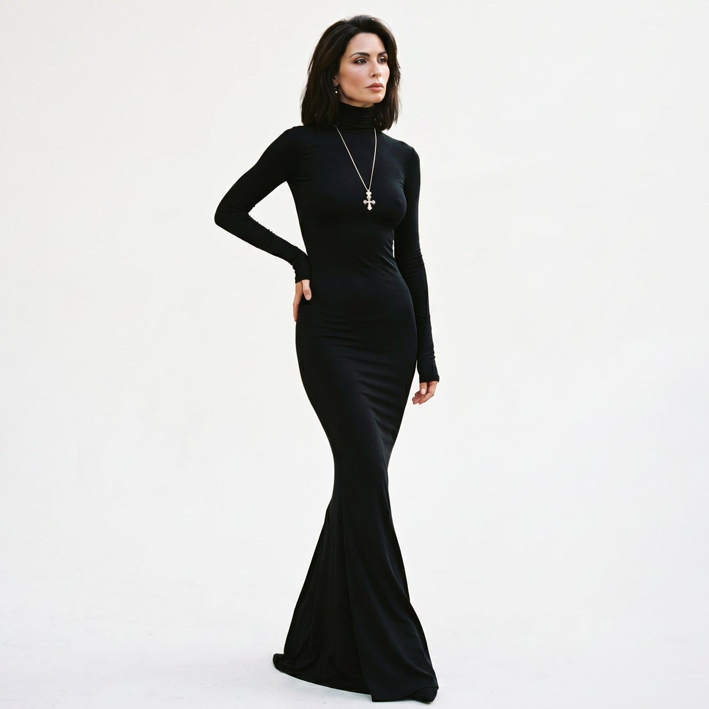 Verity | Long-Sleeve Maxi Dress