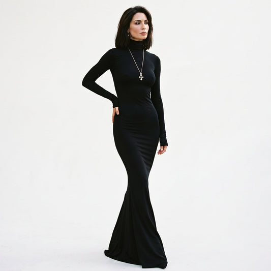 Verity | Long-Sleeve Maxi Dress