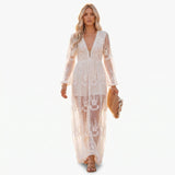 Neve | Long-Sleeve Maxi Dress