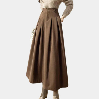 Ingrid | A-Line Ankle-Length Skirt