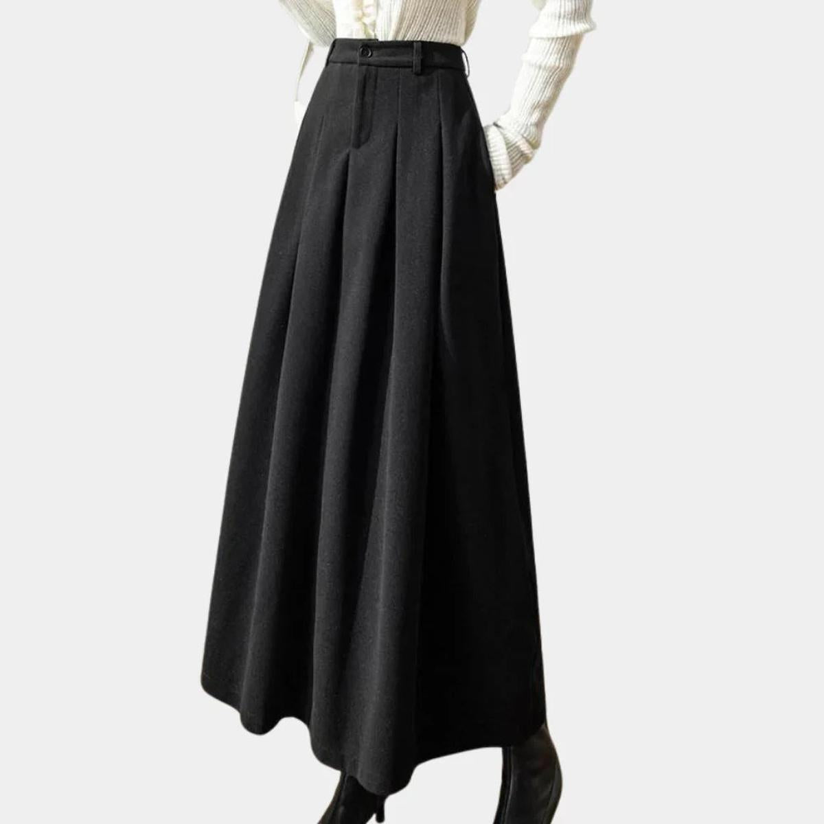 Ingrid | A-Line Ankle-Length Skirt