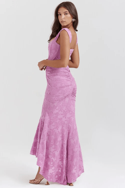 Wisteria | Floral Long-Sleeve Maxi Dress