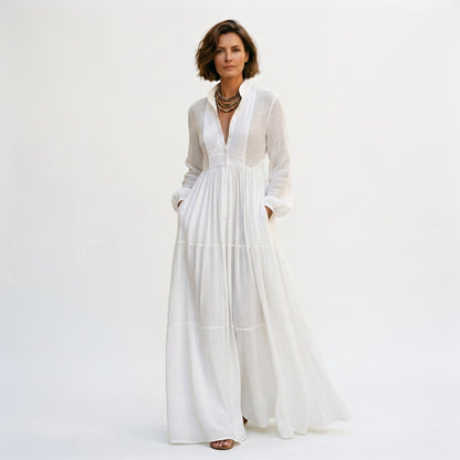 Rosalind | Long-Sleeve Maxi Dress