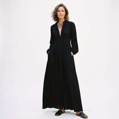 Rosalind | Long-Sleeve Maxi Dress