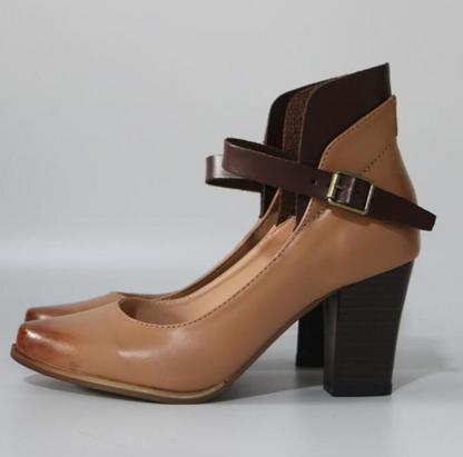Cassandra | Adjustable Strap Heel Sandals