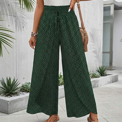 Caroline | High-Waist Drawstring Wide-Leg Pants