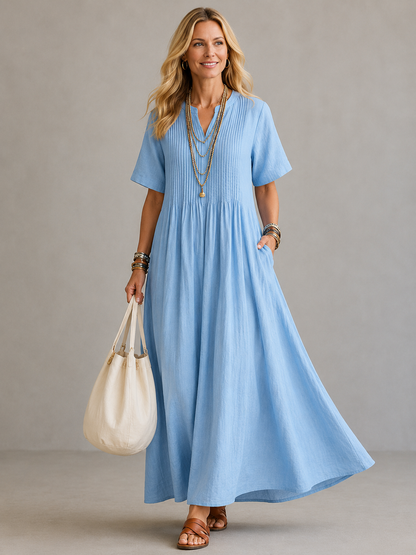 Ottavie | Pleated Maxi Dress