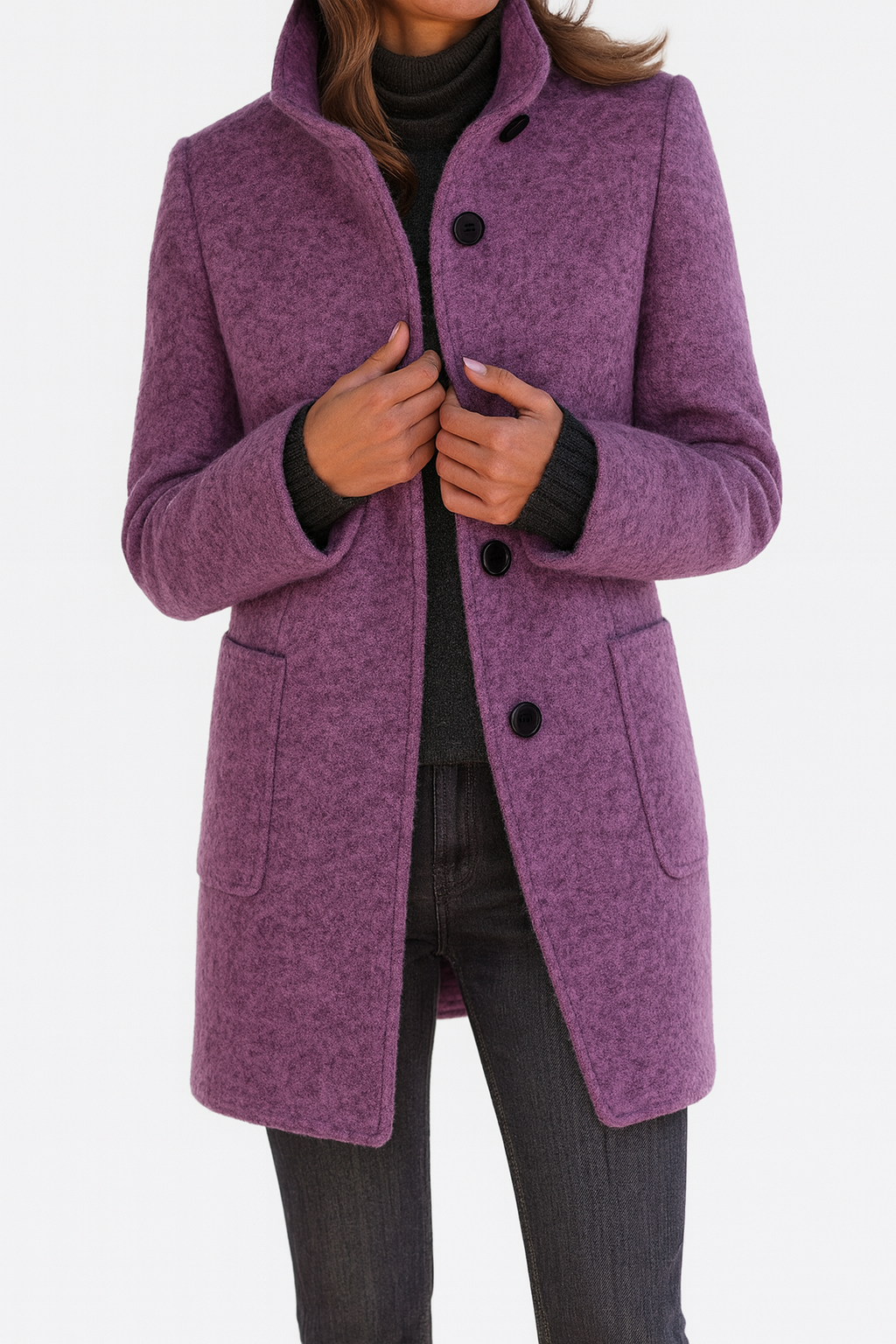 Alison | Women's Coat with High Collar