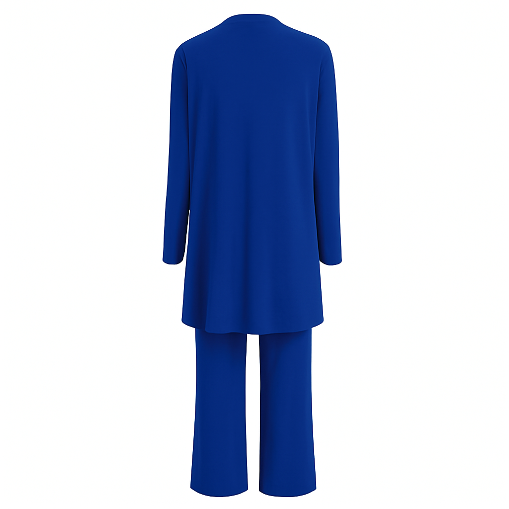 Eulalie | Three Piece Vest & Wide Leg Pants Set