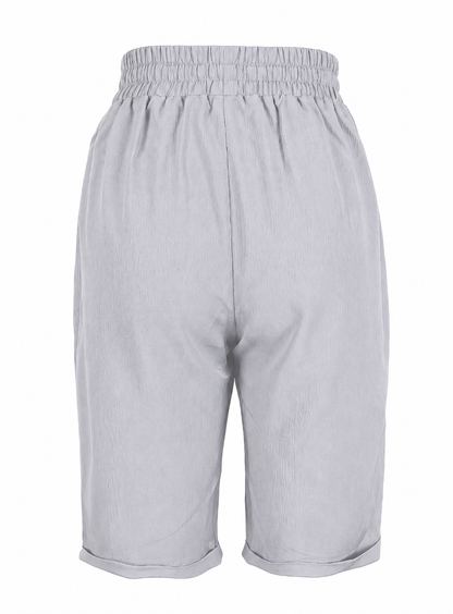 Anne | Linen Look Capri Pants