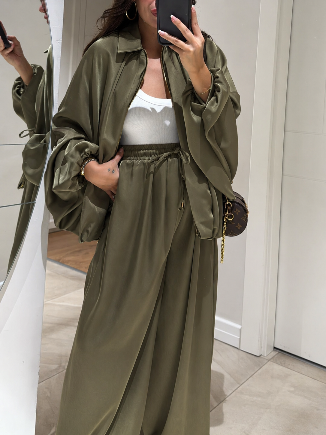 Aurore | Jacket & Drawstring Pants Set